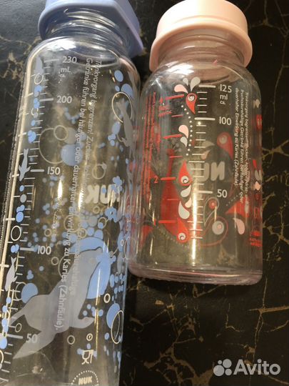 Бутылочки для кормления nuk