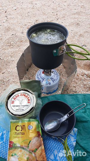Котелок походный и армейский