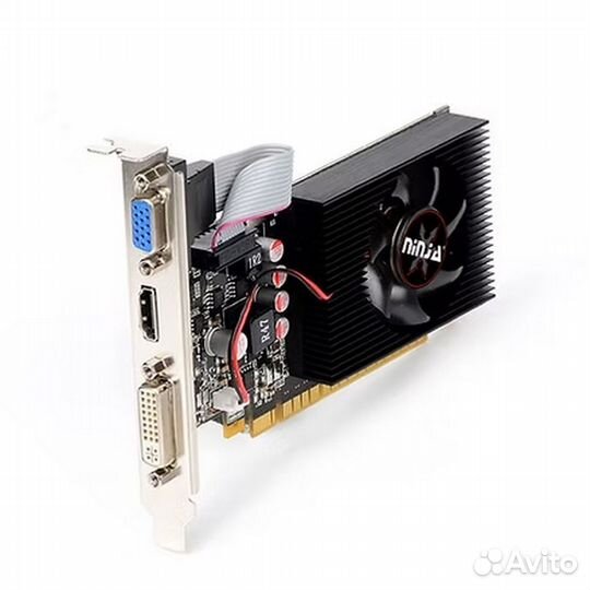 Видеокарта Ninja (Sinotex) R5 220 1GB gddr3 64bit VGA DVI hdmi 1FAN RTL