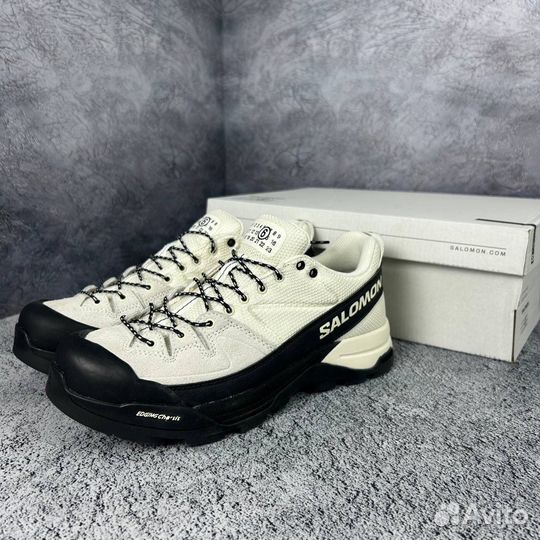 Salomon X-Alp x Maison Margiela mm6 бежевые
