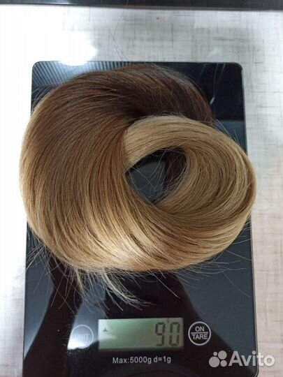Волосы для наращивания 50 см омбре