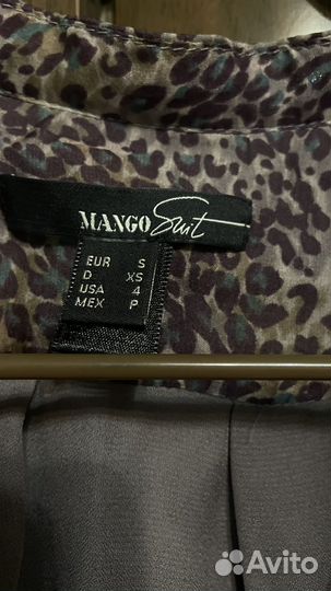 Шелковое платье Mango