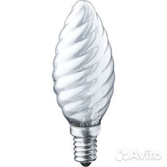 Лампа накаливания Navigator NI-тс-40W-E14 свеча в