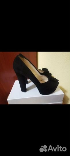 Туфли босоножки натуральная замша