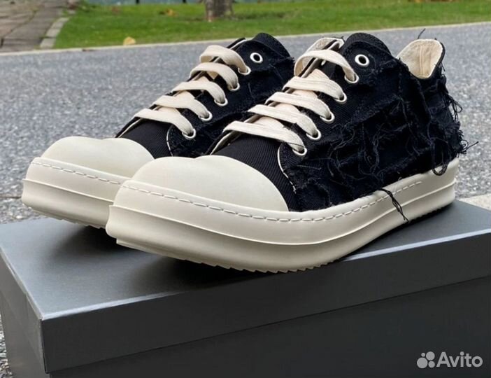 Rick Owens Ramones distressed Low-Top