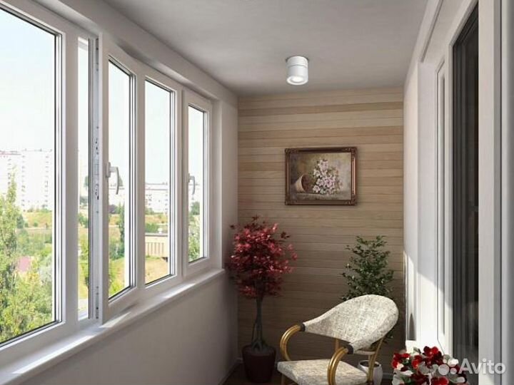 Остекление балконов. Рассрочка