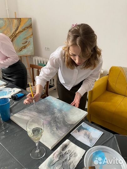 Мастер-классы.Живопись акрилом. Арт-девичники