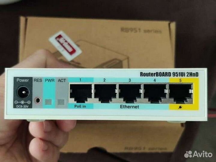 Маршрутизатор Mikrotik RB951Ui-2HND