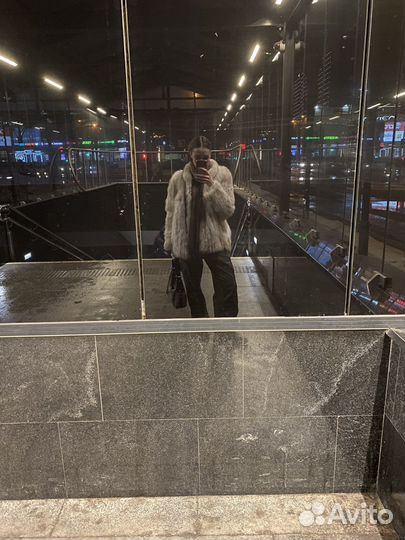 Шуба из песца