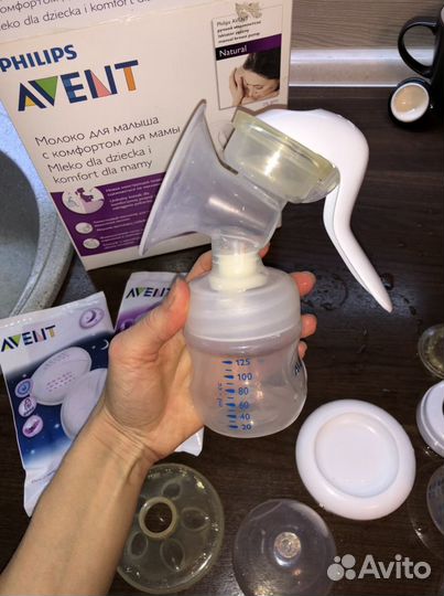 Ручной avent+бутылки
