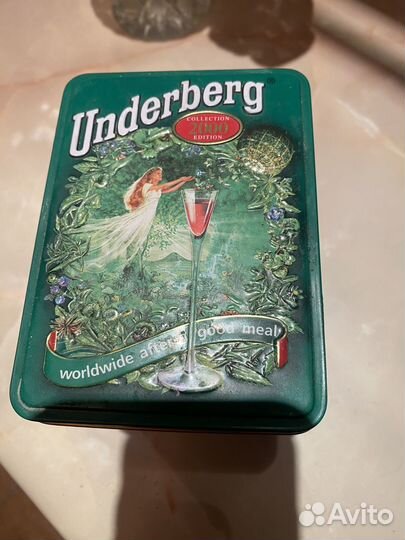 Underberg коробка жестяная