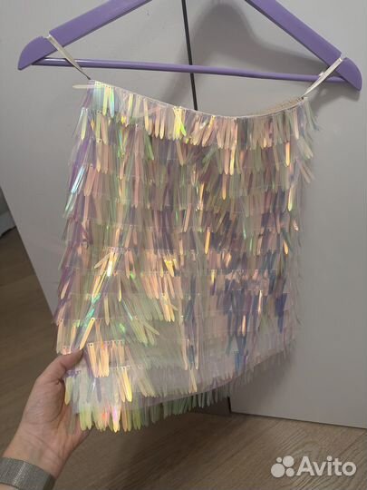 Юбка мини с пайетками 2mood