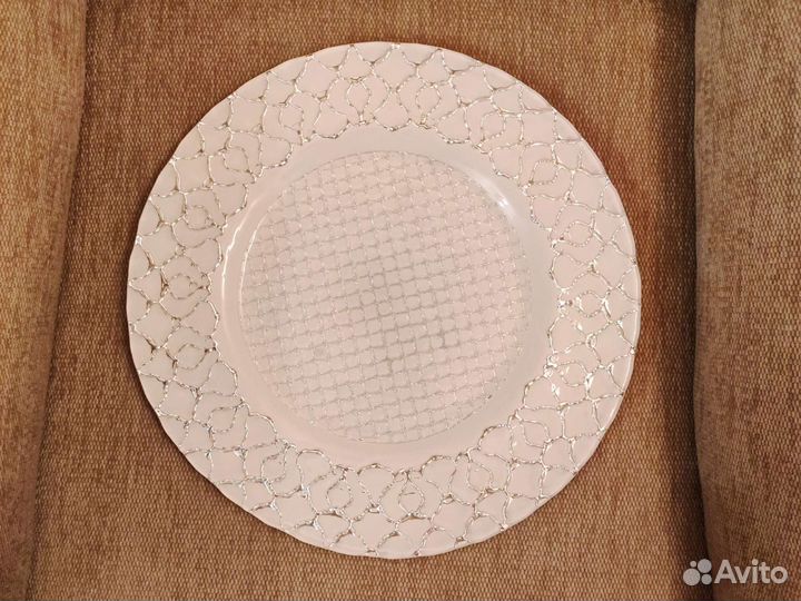 Блюдо 33см Белые кружева