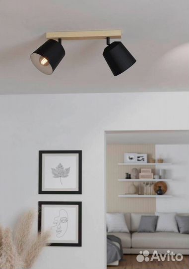 Спот настенно-потолочный Eglo 2 лампы