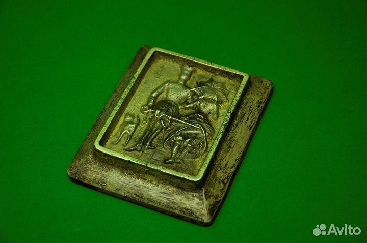 Дореволюционная пепельница бронза