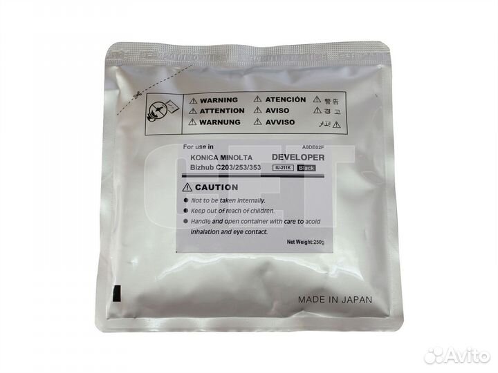 Девелопер для konica minolta Bizhub C200/C203/C253