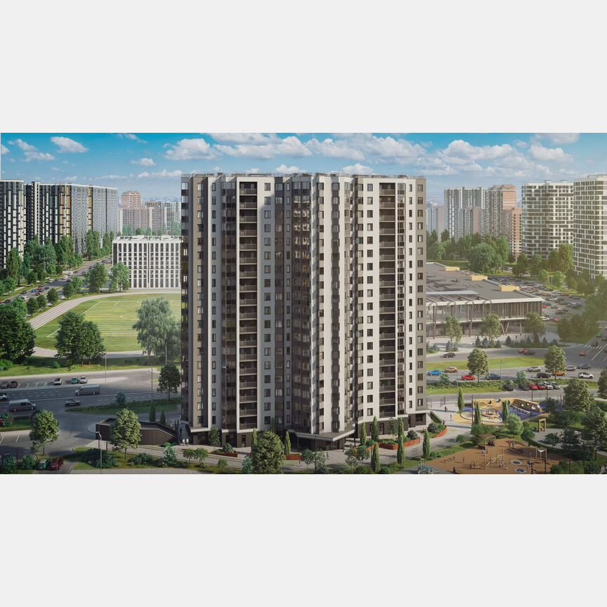 Квартира-студия, 23,1 м², 15/19 эт.