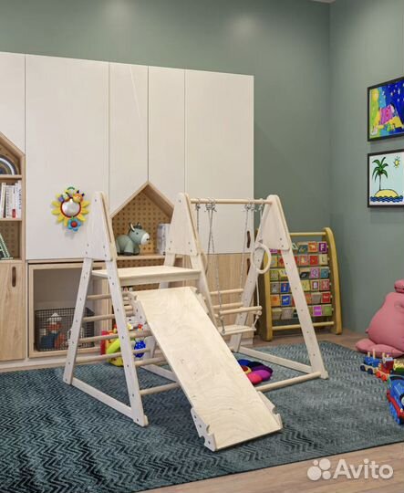 Детский игровой комплекс с горкой