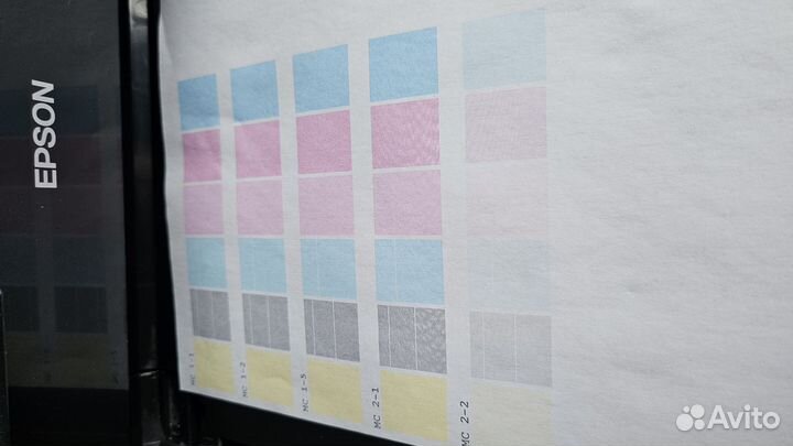 Фотопринтер с снпч 6 цветный Epson t59 пробег 600л