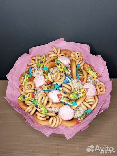 Съедобный букет женщине