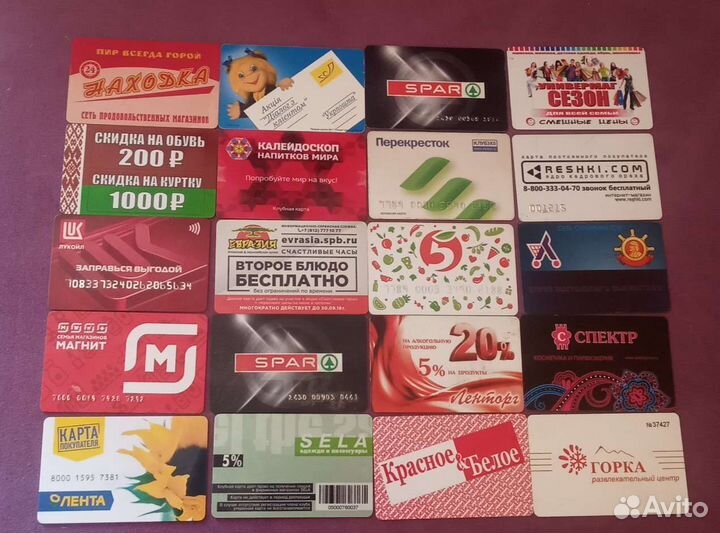 Карточки в коллекцию