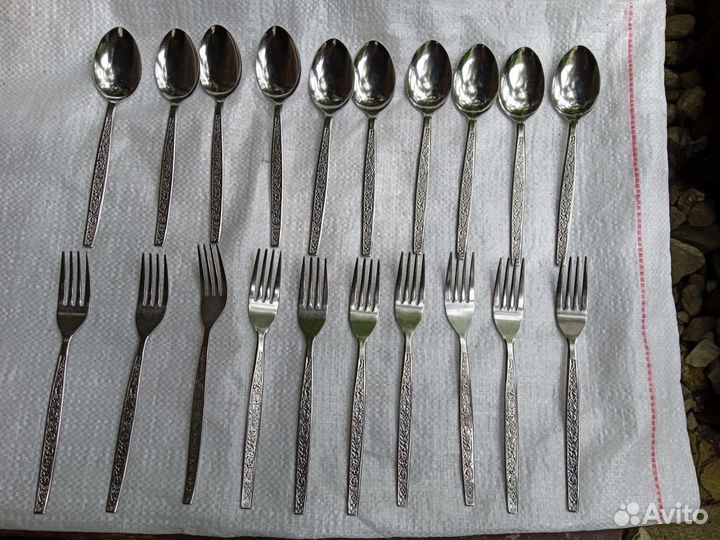 Приборы столовые из нержавеющей стали