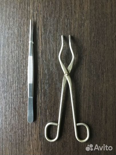 Пинцет медицинский, щипцы для горячих предметов