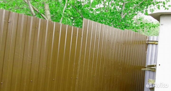 Заборы из профнастила под ключ