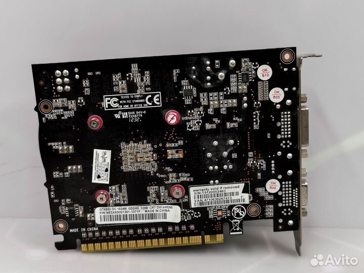 Видеокарта Palit GeForce GTX 650 OC 1Gb