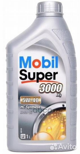 Mobil super 3000 X1 5W-40 (Уп-ка Турция) 1л Mobil