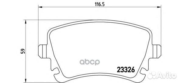 Колодки тормозные RR VW multivan 03/transporte