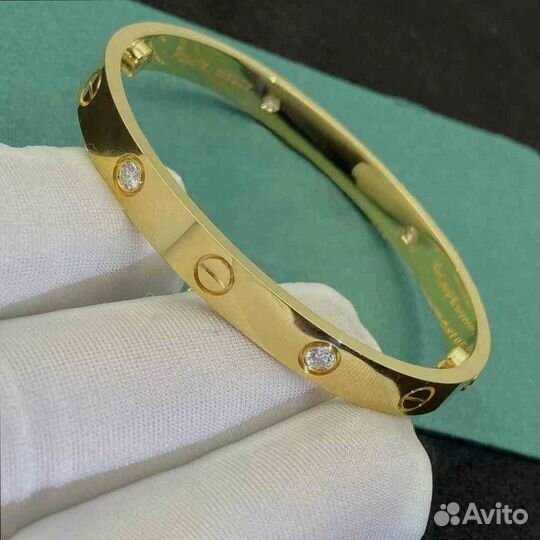 Браслет Cartier Love из желтого золота 0,35ct