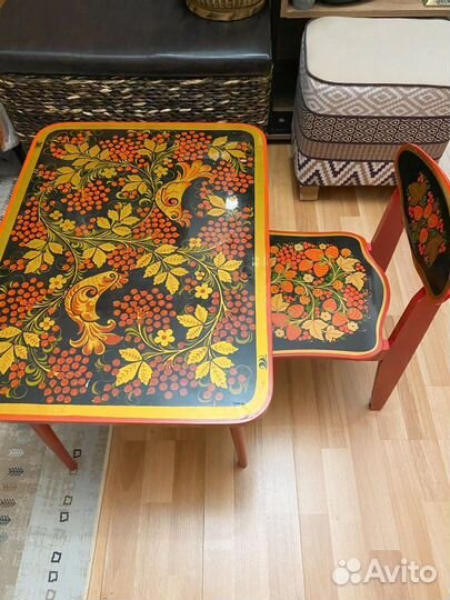 Детский стол и стул