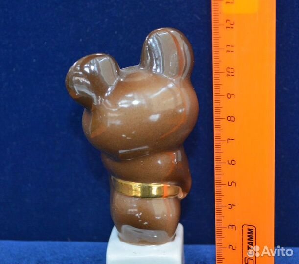 Фарфоровый олимпийский мишка- вербилки (2)