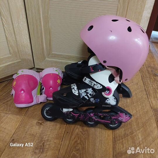 Роликовые коньки детские раздвижные