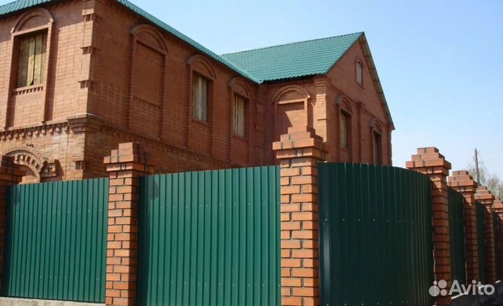 Забор из профнастила профессионально качественно