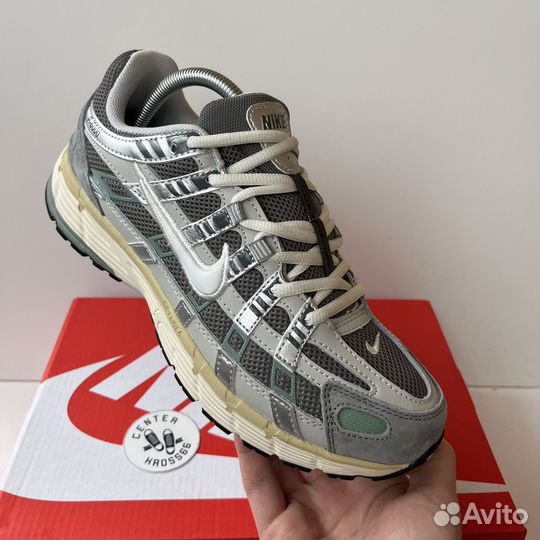 Кроссовки Nike P 6000 мужские Flat Pewter Grey