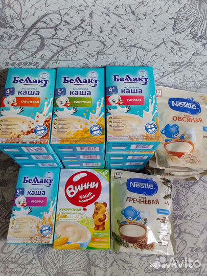 Детские каши молочные
