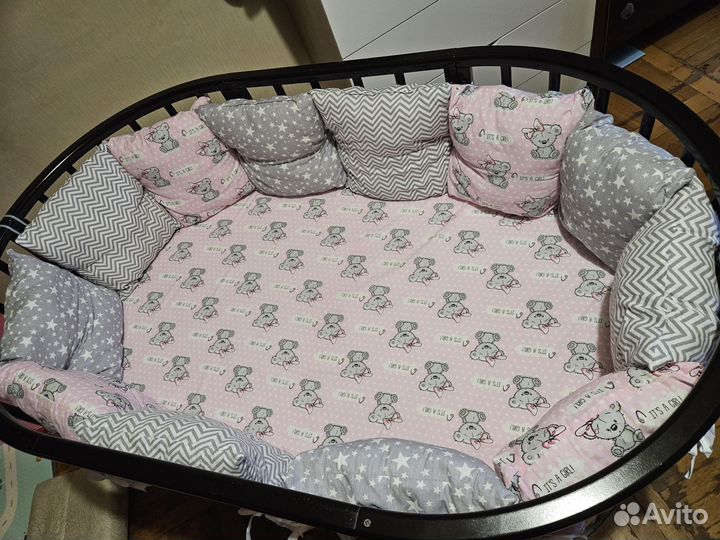 Бортики в детскую кроватку