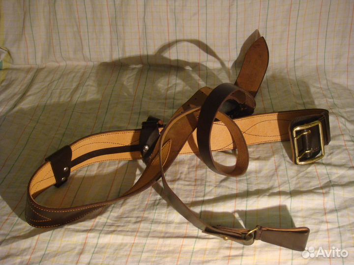 Портупея и офицерский кожаный ремень новые СССР