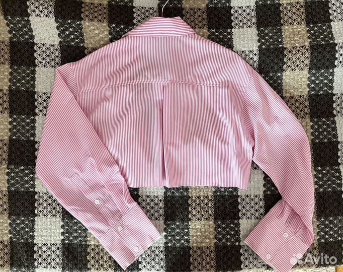 Рубашка женская укороченная