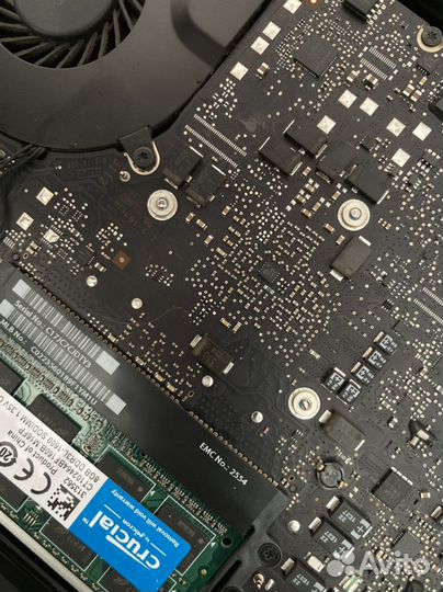 MacBook pro 13 mid 2012 на запчасти, нерабочий