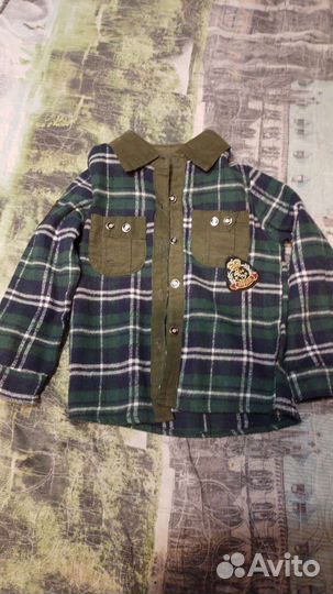 Теплая рубашка