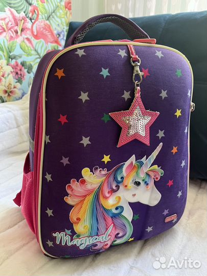 Рюкзак школьный для девочки бу