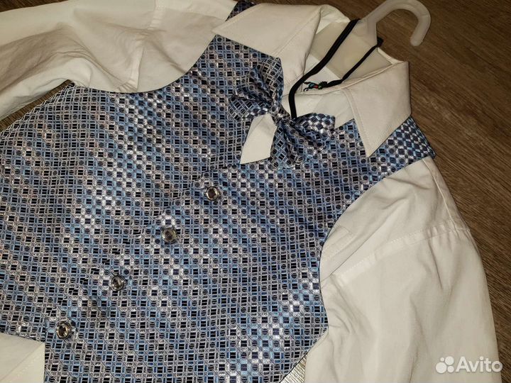 Комплект 92 98 рубашка Palomino, жилетка и брюки