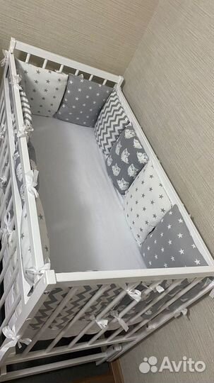 Бортики в детскую кроватку