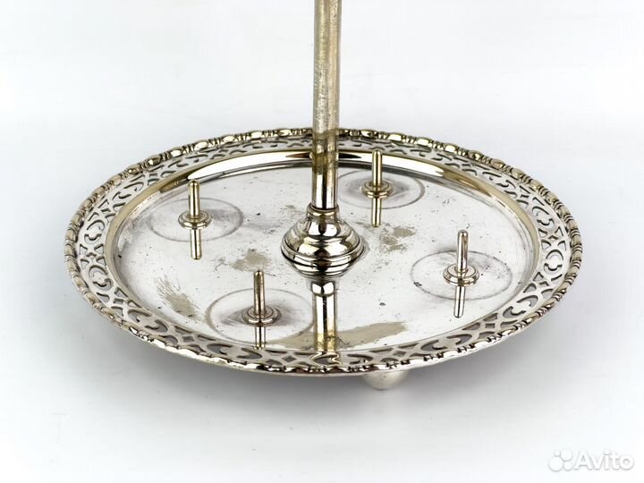 Набор для завтрака, Англия, серебрение, 1850-99 гг