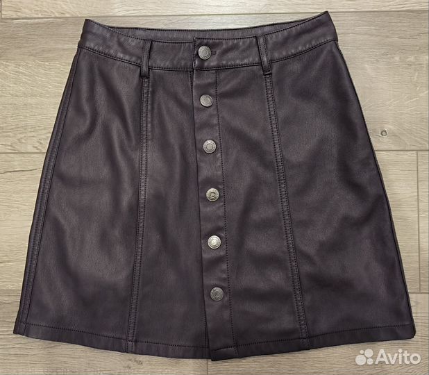 Юбка кожзам