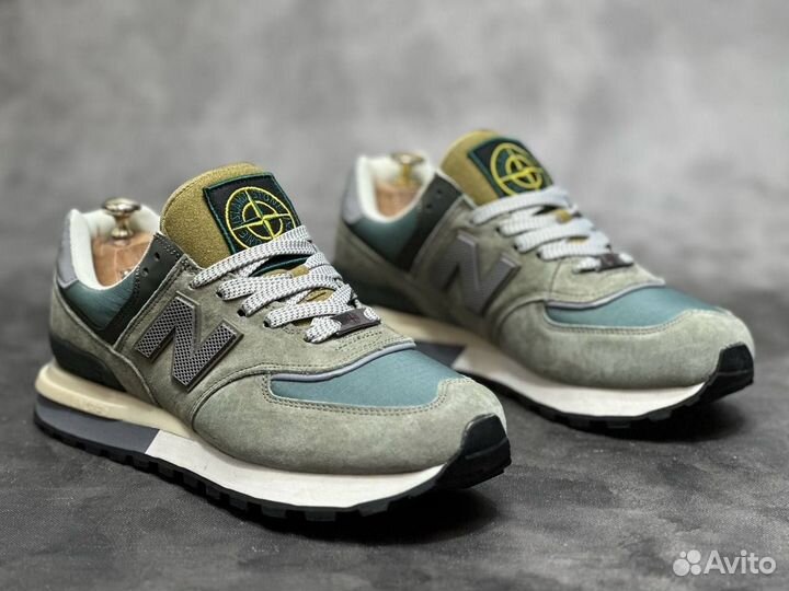 Крассовки Stone Island x New Balance 574