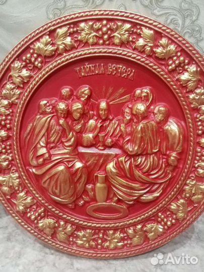 Панно из гипса